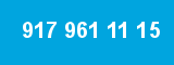 917 961 11 15 917 961 11 15